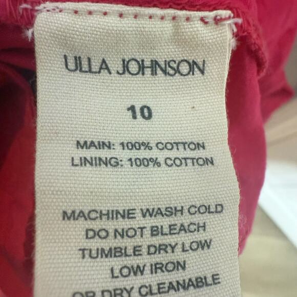 NWT Ulla Johnson Beatriz Dot Jacquard Cotton Dress in Cosmos - Picture 8 of 8